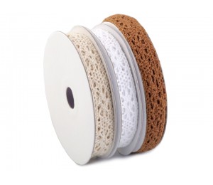 5m Häkelspitze Borte Baumwollspitze Farbvarianten 4